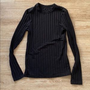 Target Ribbed mockneck long sleeved shirt. XS